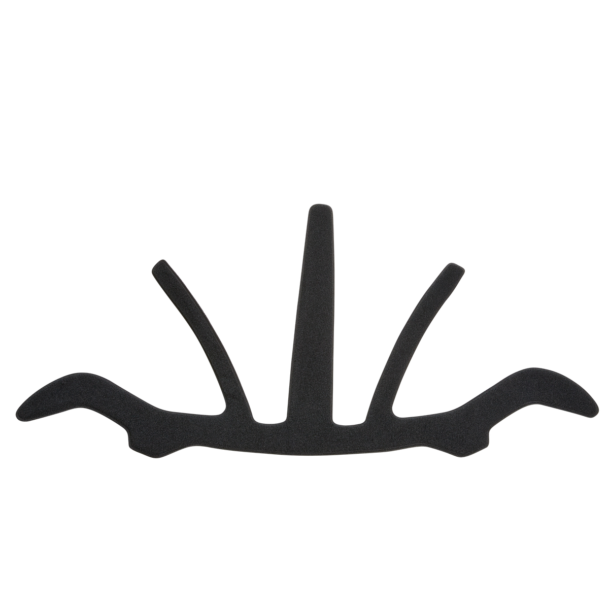 Der O'NEAL Liner TRAILFINDER Helm verfügt über eine schwarze Schaumstoffpolsterung mit einem Mittelstreifen und vier gebogenen Ästen, die von O'NEAL für Komfort und Schutz im Inneren des Helms entwickelt wurde.