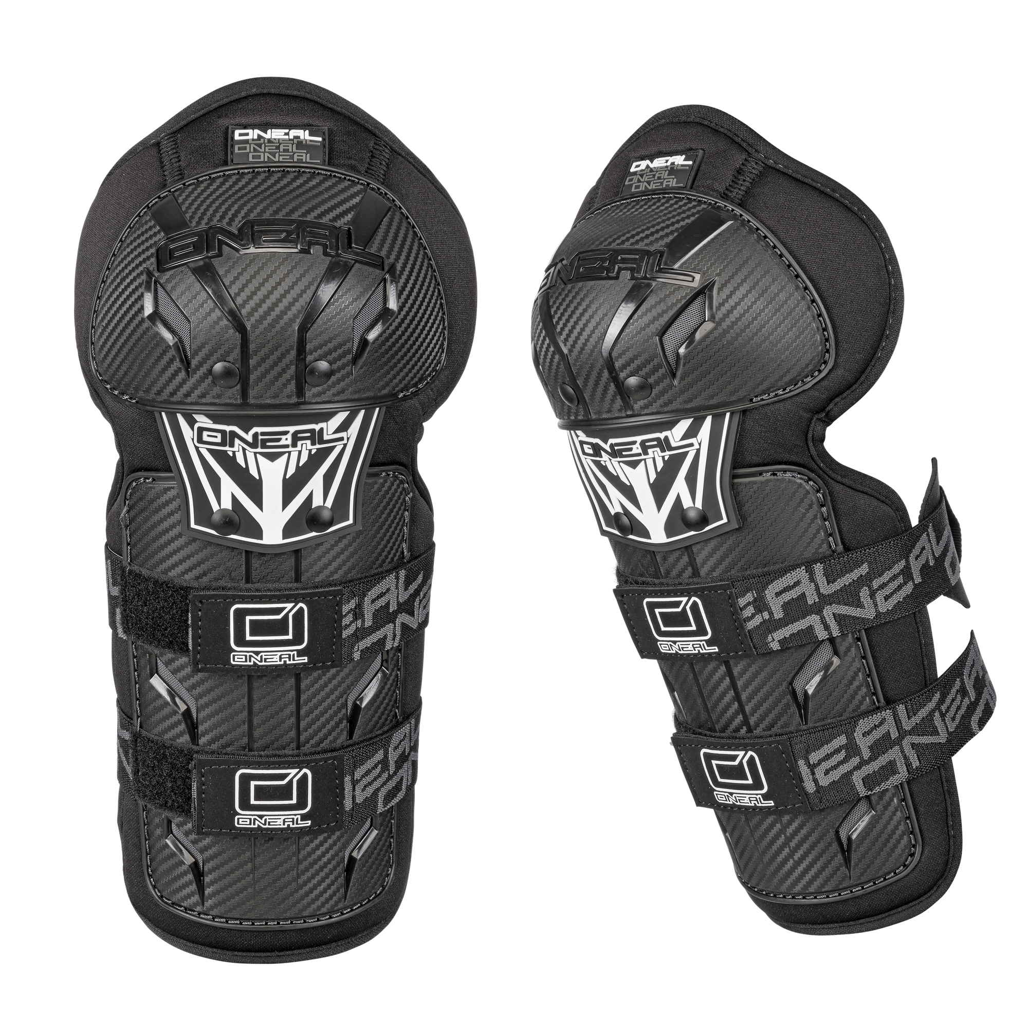 Genouillères O'NEAL SUPERFLY V.24 - Pour BMX, VTT, Downhill - Respirantes & Confortables - Taille L Noir/Blanc