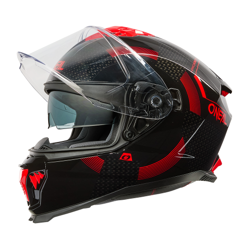O'NEAL Challenger Casco LOOP - nero/rosso