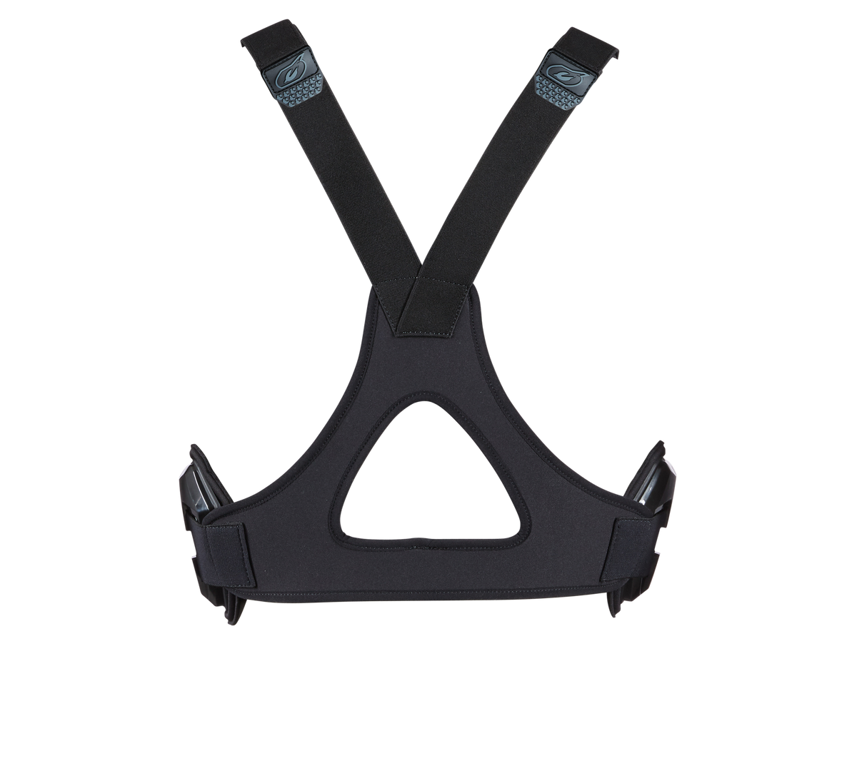 Der O'NEAL Backstraps SPLIT Chest Protector LITE/PRO verfügt über verstellbare Gurte, einen dreieckigen Rückenausschnitt und bietet Unterstützung, wenn er über den Schultern und um die Taille getragen wird.