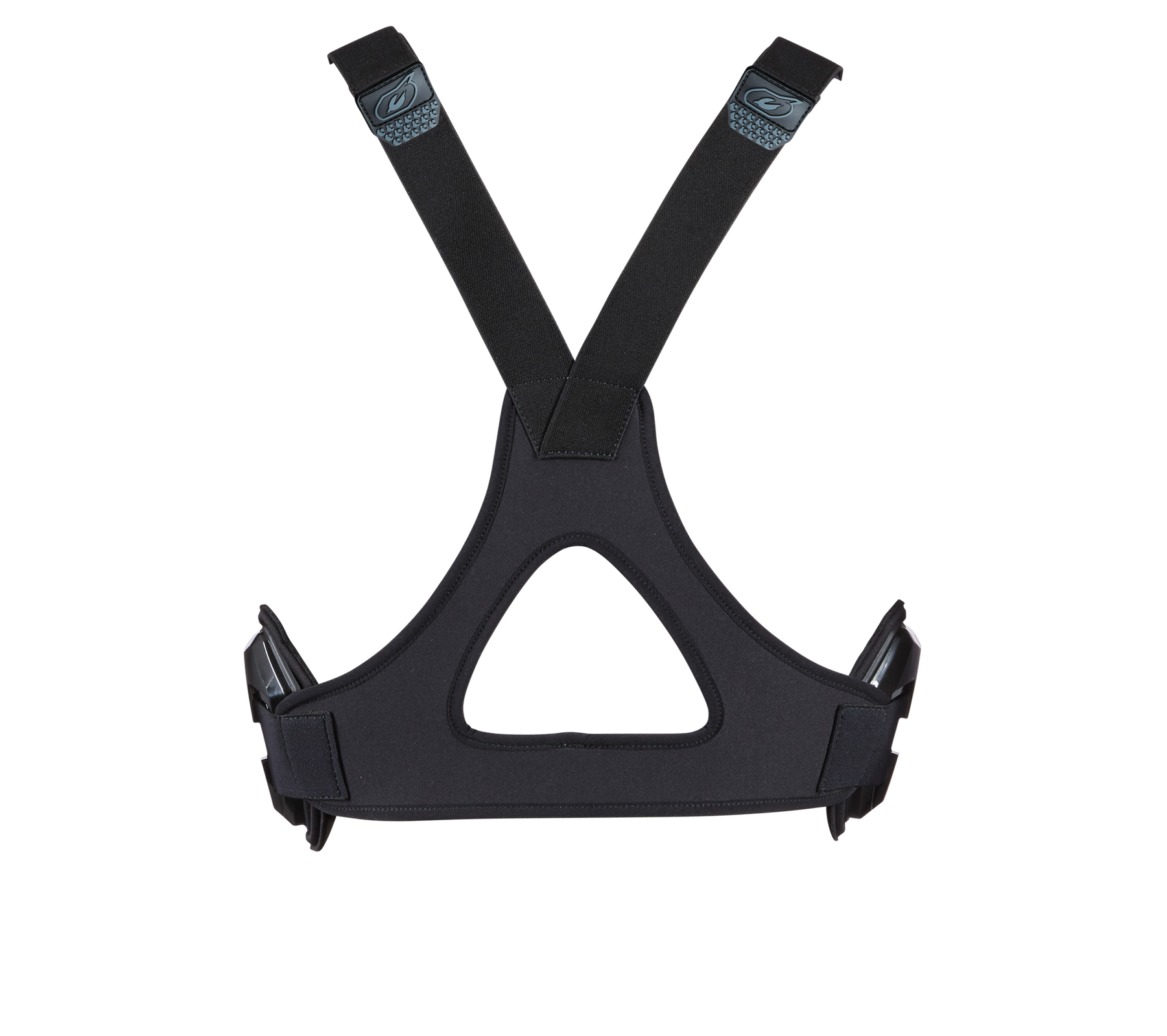 Der O'NEAL Backstraps SPLIT Chest Protector LITE/PRO verfügt über verstellbare Gurte, einen dreieckigen Rückenausschnitt und bietet Unterstützung, wenn er über den Schultern und um die Taille getragen wird.
