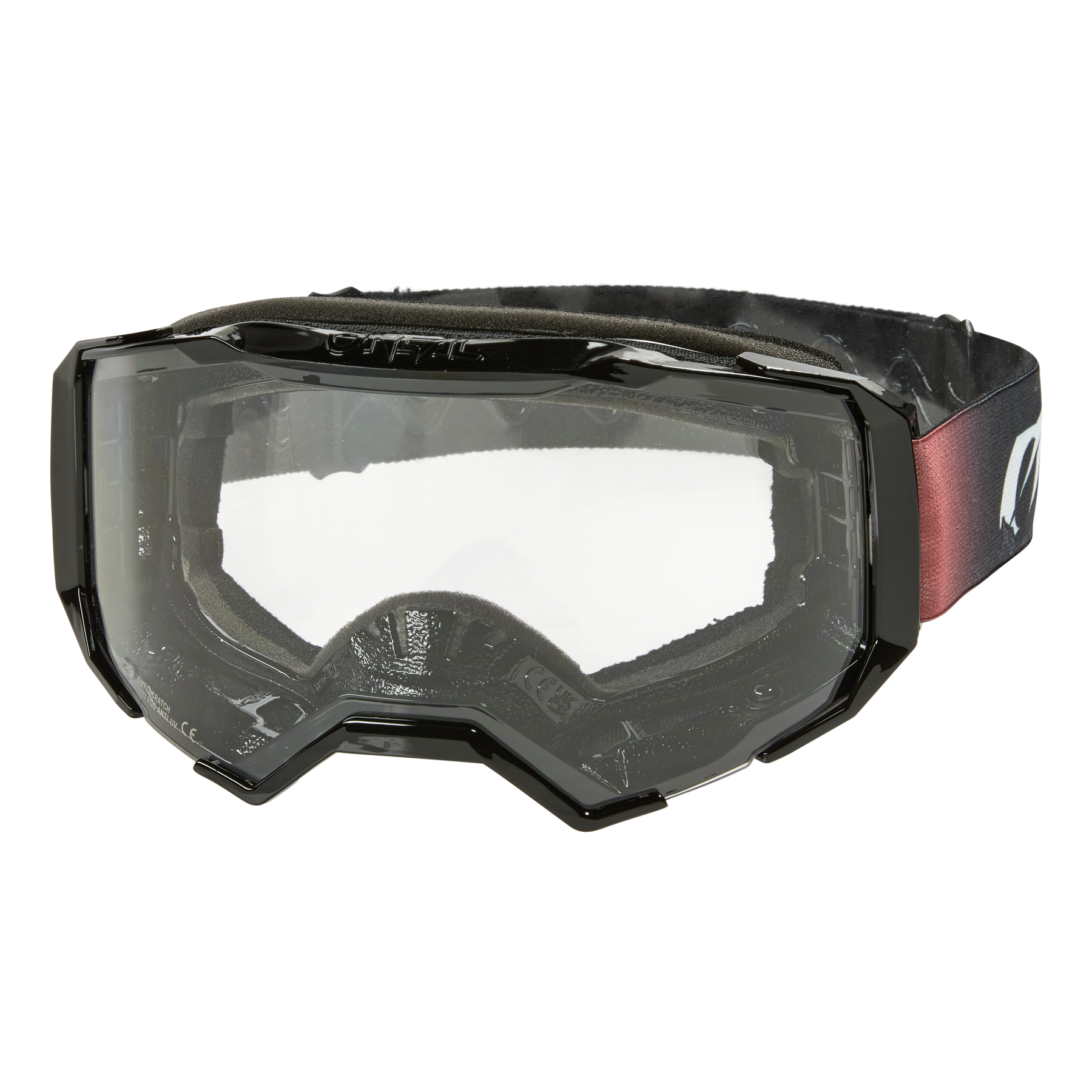 Die O'NEAL B-22 Goggle COVERT bietet ein reflektierendes Glas, ein verstellbares Band und eine ergonomische Passform für Komfort - die perfekte schwarze und transparente Ski- oder Snowboardbrille von O'NEAL.
