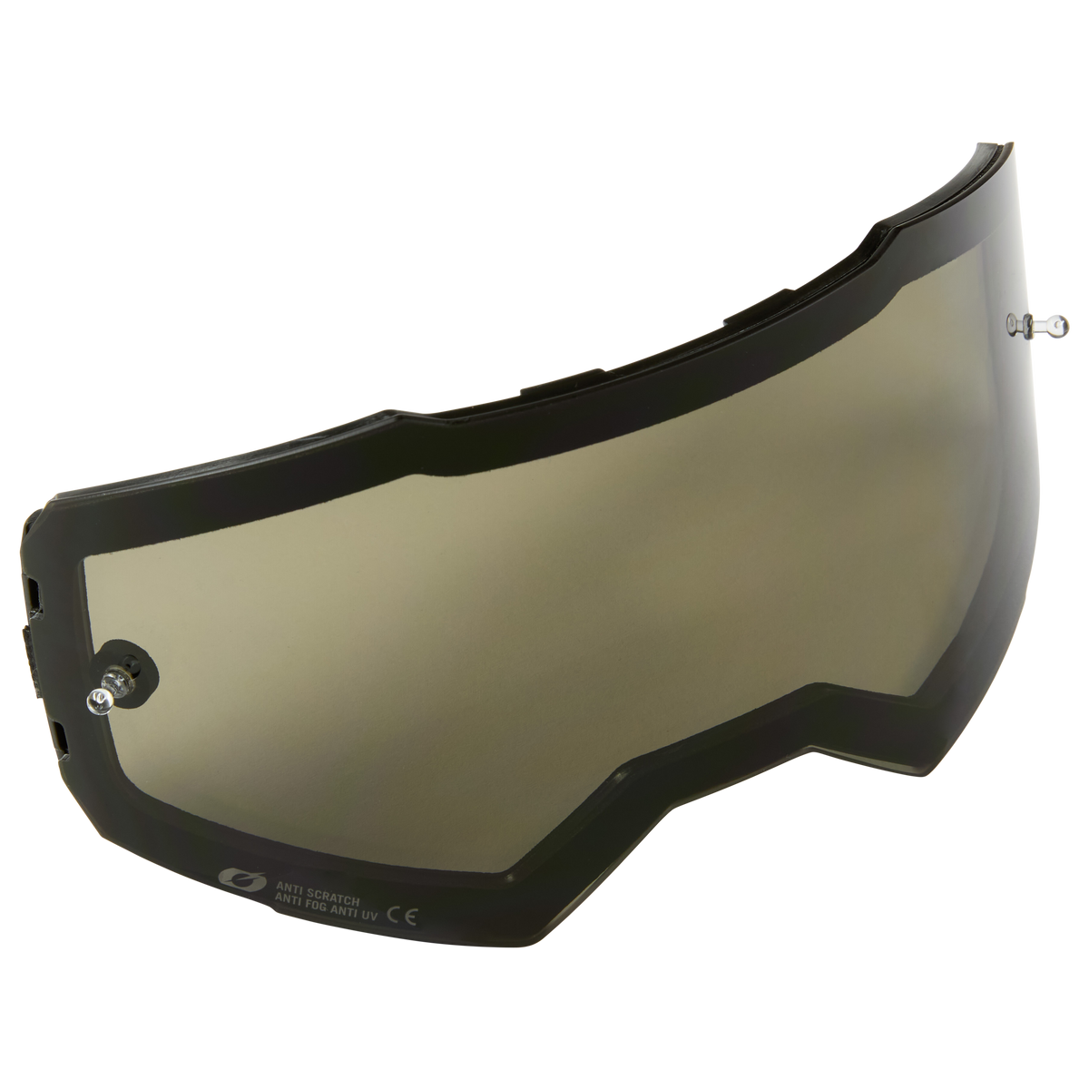 Die O'NEAL B-55 Goggle Ersatzlinse mit Tear Off Pins ist eine getönte, gebogene Ersatzlinse von O'NEAL, die Ihre Augen schützt und die Blendung durch die Sonne reduziert.