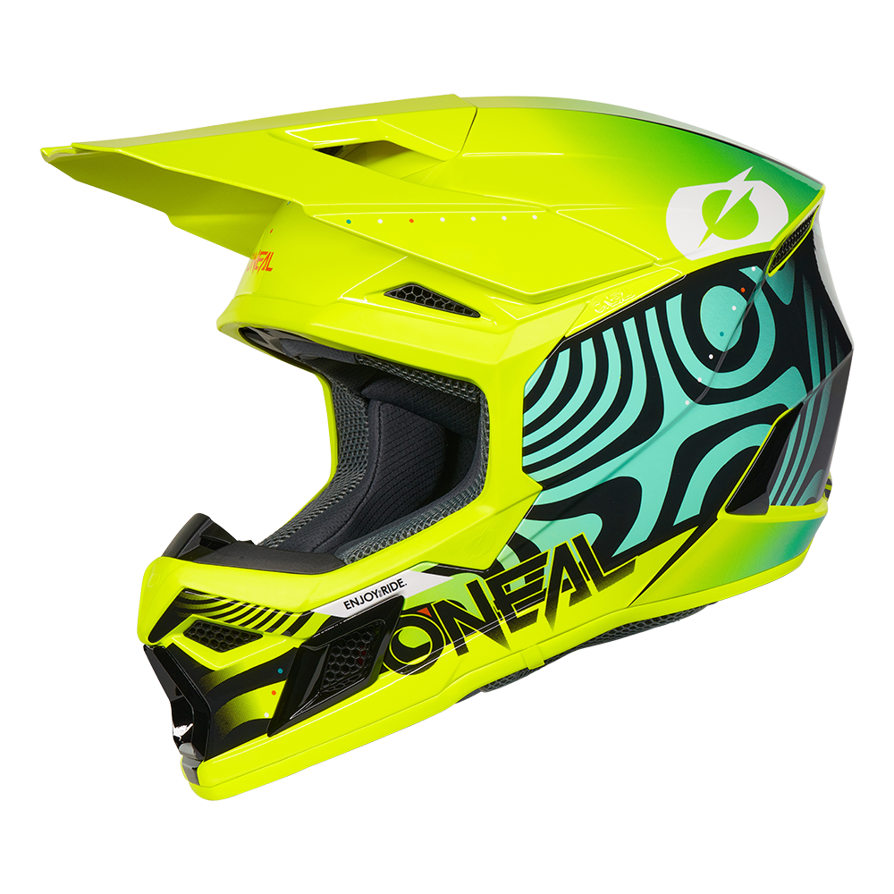 Casque pour jeunes 3SRS NOVA jaune fluo