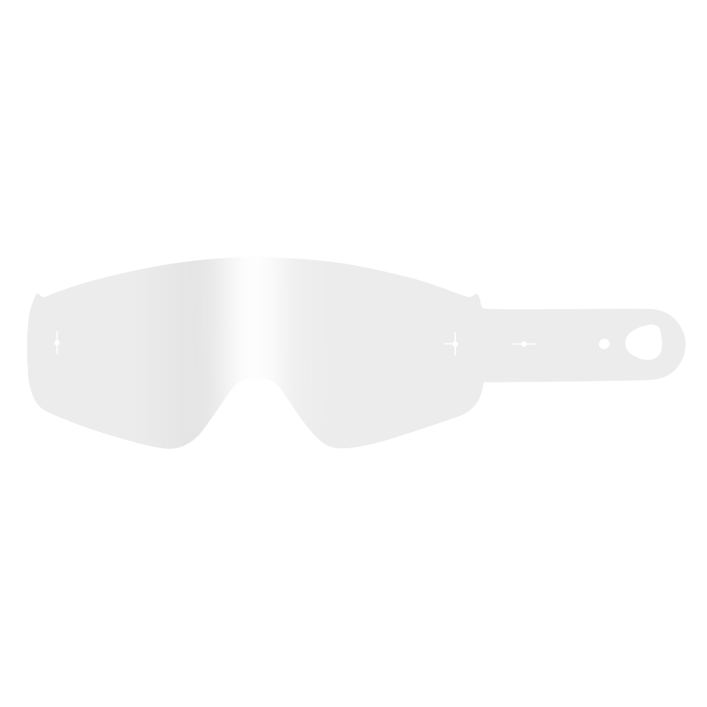 Die O'NEAL B-50 Goggle - Tear Off Pack zeichnet sich durch eine weiße, längliche, leicht verschwommene Form mit weichen Rändern auf einem transparenten Hintergrund aus, die an einen horizontalen Lichtstrahl oder eine Verlaufsreflexion erinnert.