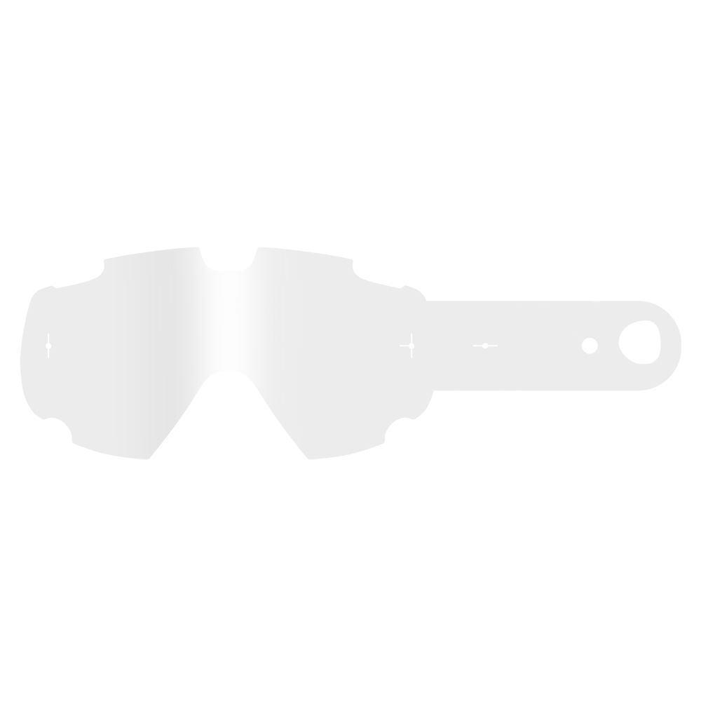 Weißer, stilisierter Text in Großbuchstaben mit der Aufschrift "O'NEAL B-30 Youth Goggle - Tear Off Pack" auf einem transparenten Hintergrund mit einem vertikalen Farbverlauf, wobei die Mitte des Textes heller ist als die Ränder. Marke: O'NEAL.