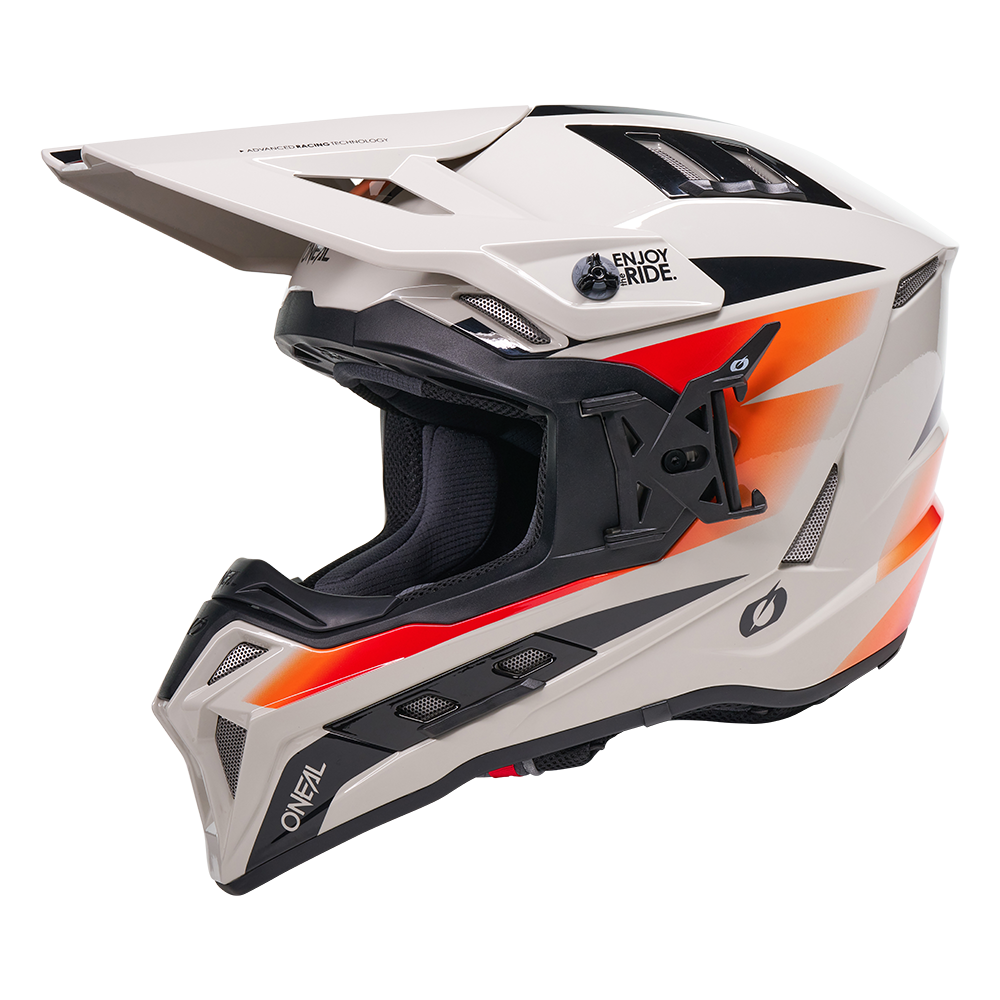 Casque EX-SRS MAGMA gris/orange
