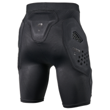 Die O'NEAL Europe DIRT FLX Crash Shorts in Schwarz verfügt über IPX®-Pads an Hüfte und Steißbein, strukturierte Oberflächen und Belüftungslöcher für Aufprallschutz beim Sport oder bei körperlichen Aktivitäten.