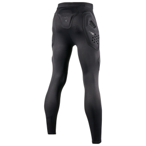 Crash pants O'NEAL DIRT FLX noirs de O'NEAL Europe avec inserts renforcés et rembourrage IPX en TPE alvéolé sur les hanches et le coccyx, représentés de l'arrière sur fond blanc. Pantalon de protection idéal pour une protection supplémentaire. Couleur : noir.