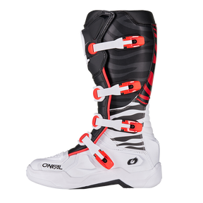 O'NEAL 3SRS Boot MX ZEBRA 2026 schwarz/weiß/rot