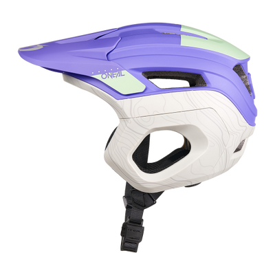 O'NEAL TRAPPER EVO Helmet TOPO purple/mint/grey