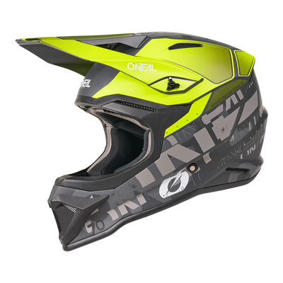 1SRS Helmet VOLTIXX Black/Neon Yellow/Gray
