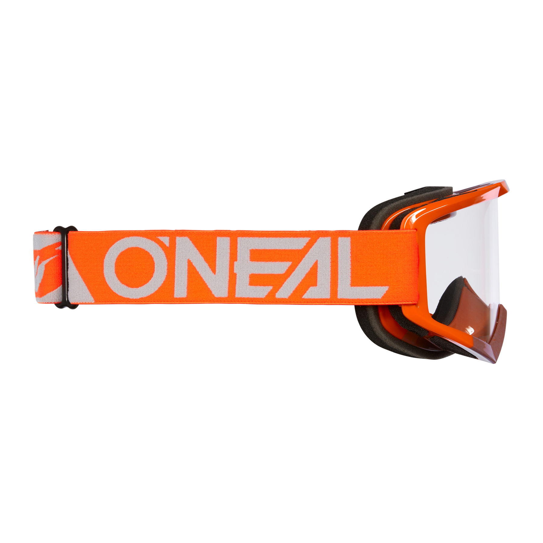Las gafas O'NEAL Vault Solid en naranja y blanco tienen una lente reflectante, acolchado de espuma negra y el logotipo de O'NEAL en la patilla: ideales para motocross o esquí y un gran complemento para tu equipo de deportes de motor.