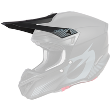 Der O'NEAL Visor 5SRS Polyacrylite Helmet SOLID von O'NEAL ist ein schwarz-grauer Integralhelm mit Visier und Kinnschutz. Er verfügt über elegante aerodynamische Designs und Muster, Belüftungsöffnungen und rote verstellbare Riemen und bietet Offroad-Fahrern Sicherheit und Stil.