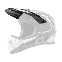 Der O'NEAL Visor SONUS Helmet SPLIT von O'Neal ist ein schwarz-weißer Integralhelm für Motocross mit aerodynamischem Design, integriertem Visier, Belüftungsöffnungen und grafischen Akzenten. Mit seinem schlanken, kantigen Profil und der detaillierten Texturierung richtet sich dieser Helm in erster Linie an Offroad-Enthusiasten.
