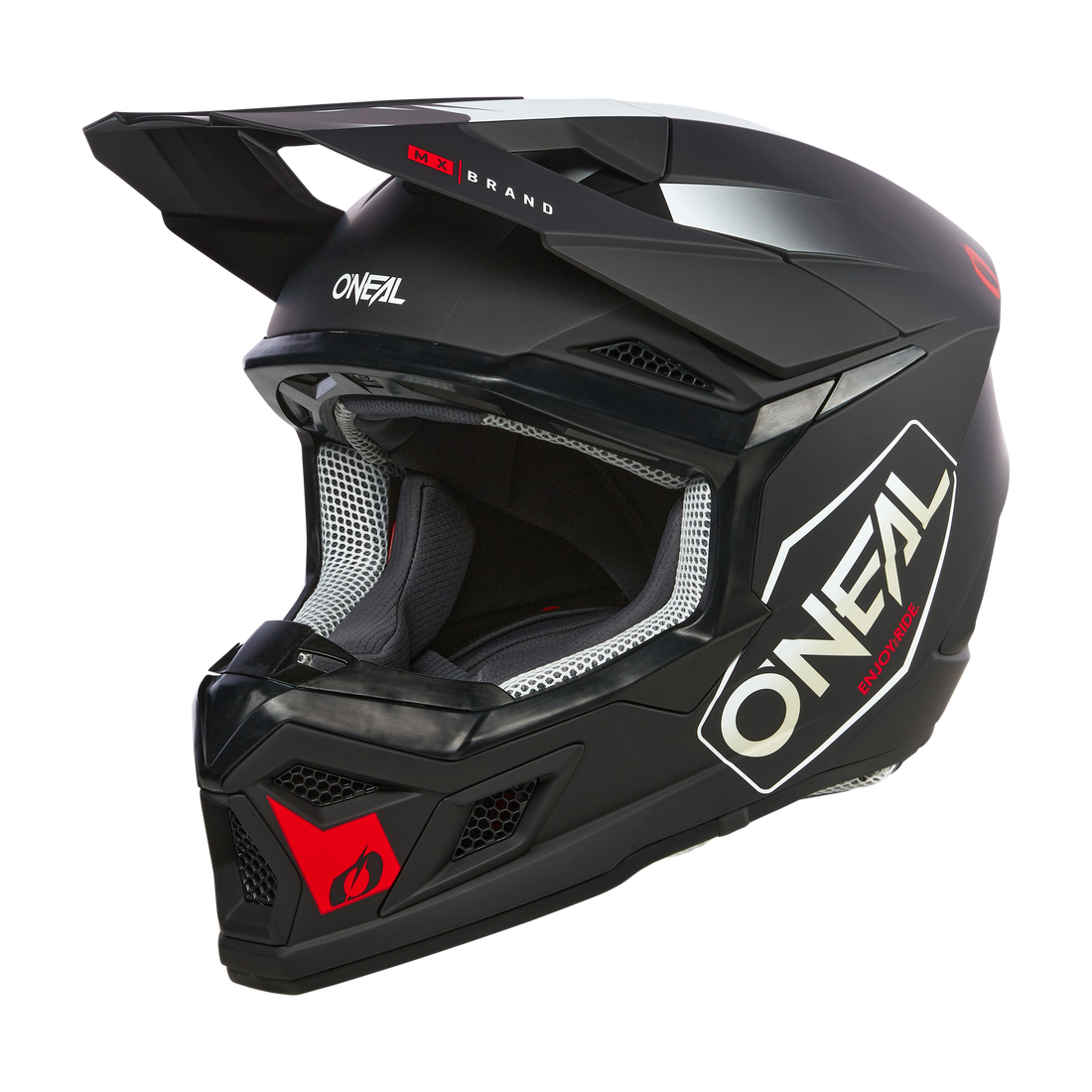 O'NEAL C-SRS Helm SOLID zwart/neongeel/maat XXL