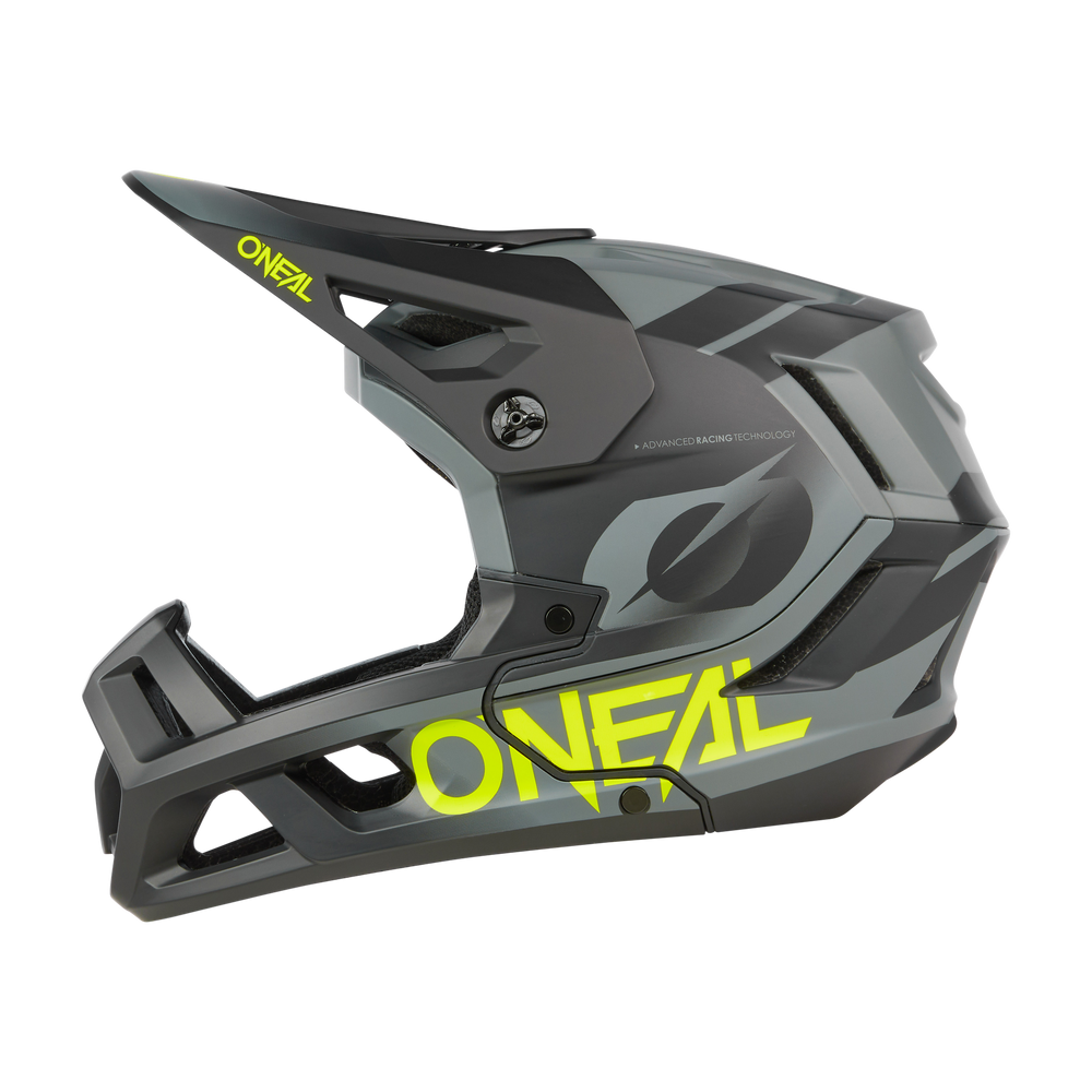O'Neal Backflip Helmet Strike V.23, Black / Teal (Adult L), Boxed