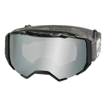 Die O'NEAL B-22 Goggle STATIC Skibrille verfügt über ein grau-silber verspiegeltes Visier mit 100% UV-Schutz und Antibeschlagbeschichtung. Der eckige Rahmen und das Band mit dezentem geometrischem Muster sorgen für Style und Halt.