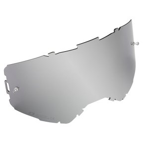Wir präsentieren die O'NEAL B-22 & B-33 Goggle-Ersatzlinse mit Abreißstiften, ein schlankes und modernes gebogenes Visier mit seitlichen Schrauben, das als schützende Kopfbedeckung konzipiert ist. Diese Linse wird vor einem schlichten Hintergrund gezeigt und wurde von der renommierten Marke O'NEAL hergestellt.