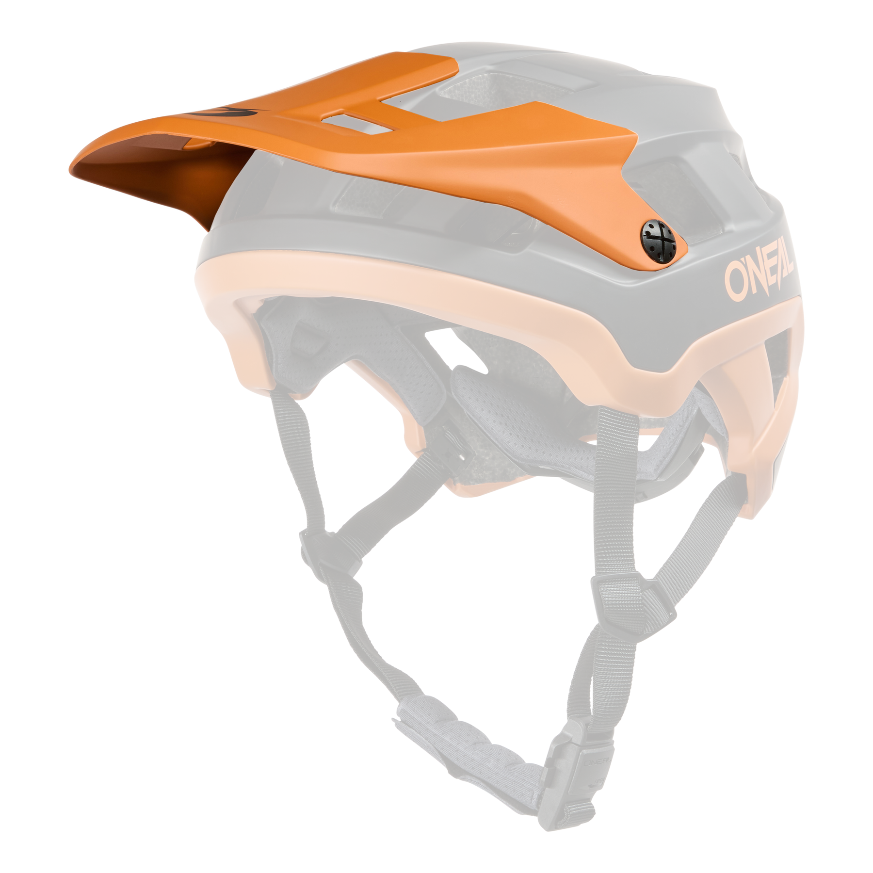 O'NEAL Visor DEFENDER Helmet SOLID – Farbe Black/Orange