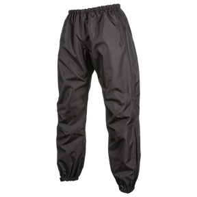 Die O'NEAL SHORE Regenhose von O'NEAL ist eine schwarze, wasserdichte Regenhose mit elastischem Bund und Bündchen, lockerer Passform und Reißverschlusstaschen - ideal für Outdoor-Aktivitäten und ein Muss für Ihre Regenkleidungskollektion.