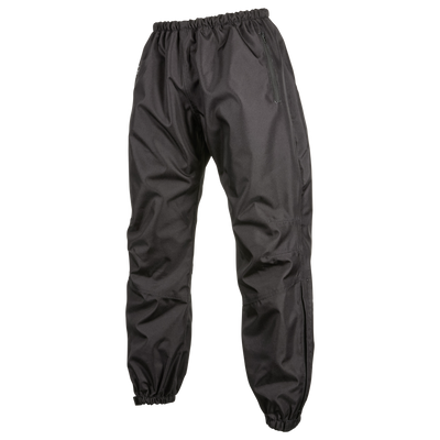Die O'NEAL SHORE Regenhose von O'NEAL ist eine schwarze, wasserdichte Regenhose mit elastischem Bund und Bündchen, lockerer Passform und Reißverschlusstaschen - ideal für Outdoor-Aktivitäten und ein Muss für Ihre Regenkleidungskollektion.