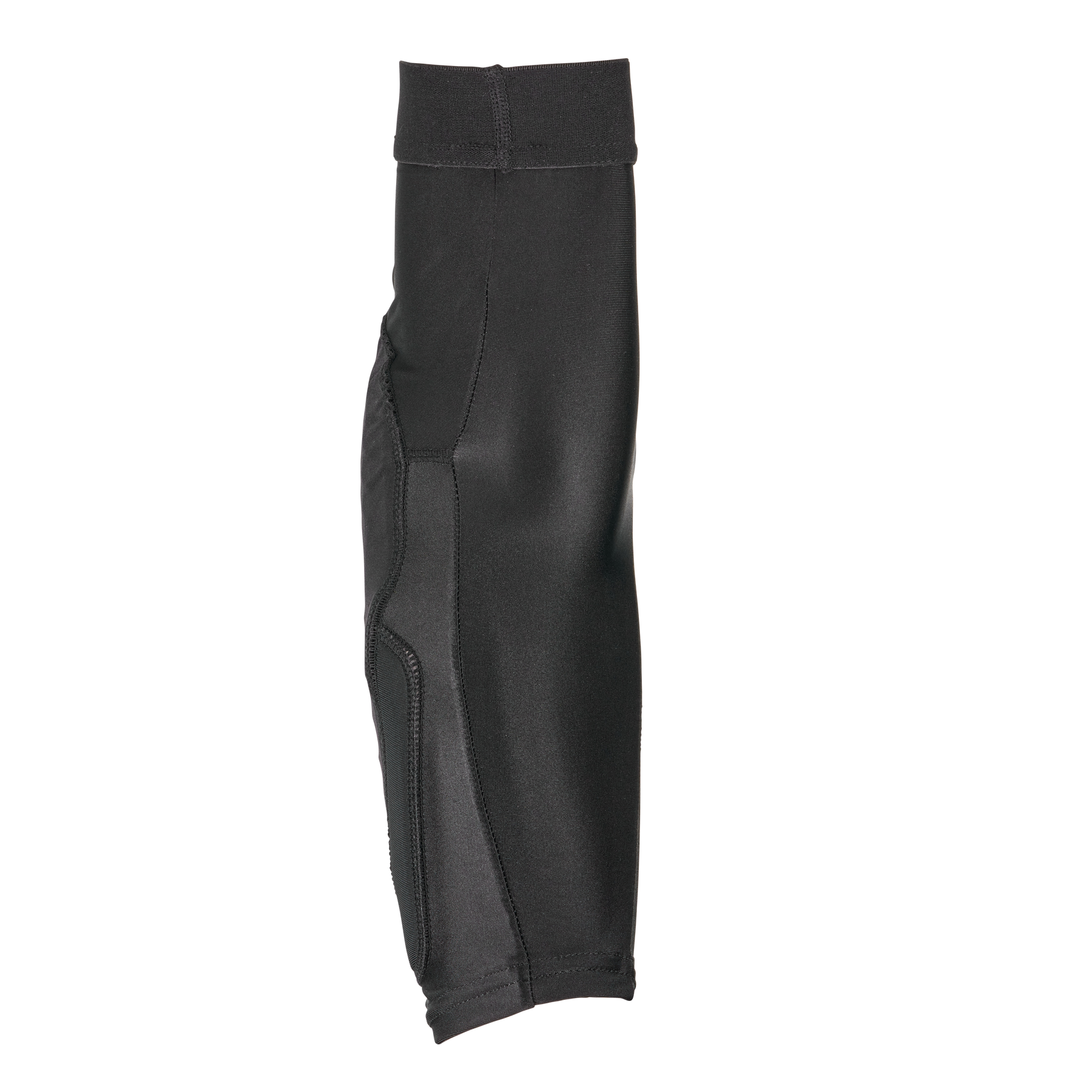 Der O'NEAL DIRT 2.0 Ellbogenschützer Kinder von O'NEAL ist ein schwarzer, angepasster Kompressions-Ellbogenschützer für Kinder aus dehnbarem Material, der auf einem schlichten weißen Hintergrund abgebildet ist.