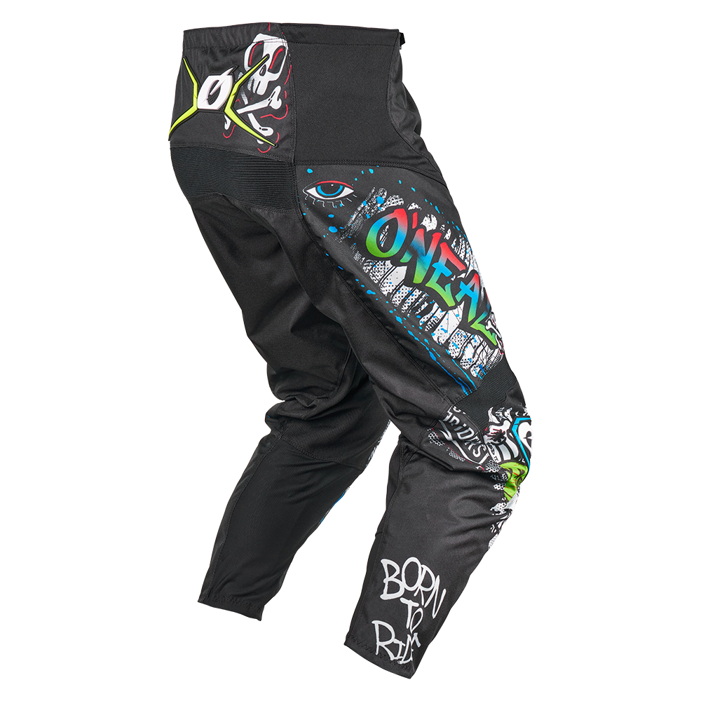 O'NEAL ELEMENT Pants RANCID Schwarz/Weiß detail