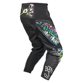 O'NEAL ELEMENT Pants RANCID Schwarz/Weiß detail