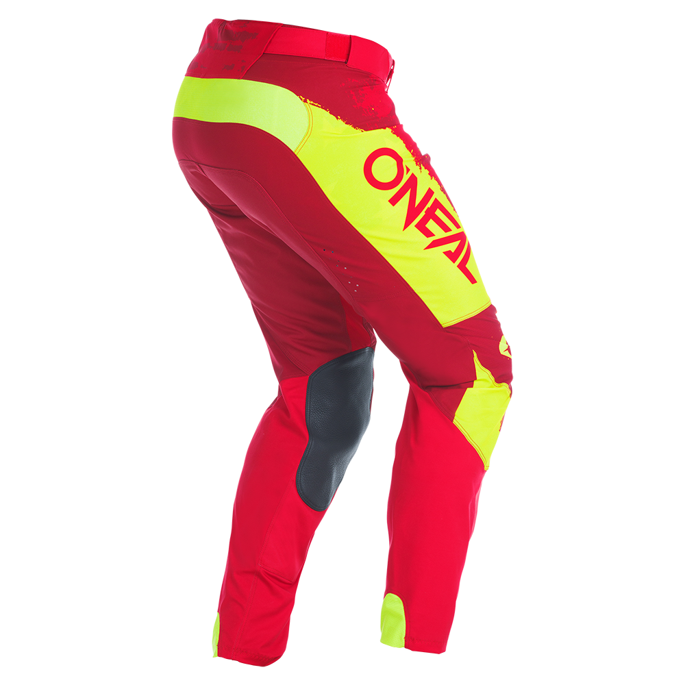 O'NEAL MAYHEM Youth Pants PAINT rot/neon gelb back