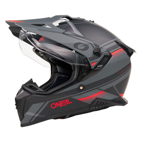 Casco A-SRS APEX Nero/Grigio/Rosso
