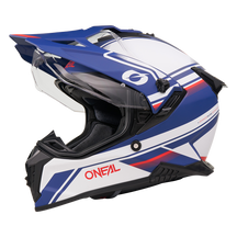 Casco A-SRS APEX blanco/azul/rojo