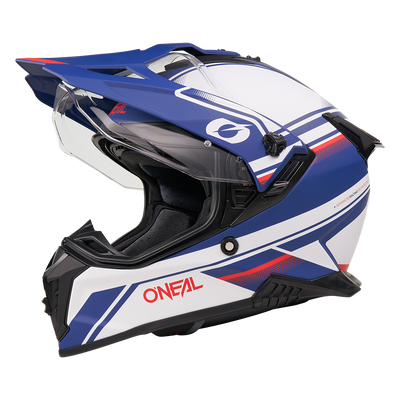 A-SRS Helmet APEX White/Blue/Red