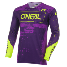 Camiseta O'NEAL Mayhem PAINT morada/amarillo neón
