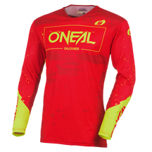 O'NEAL MAYHEM Youth Jersey PAINT rot/neon gelb front