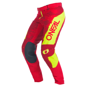 O'NEAL MAYHEM Youth Pants PAINT rot/neon gelb front