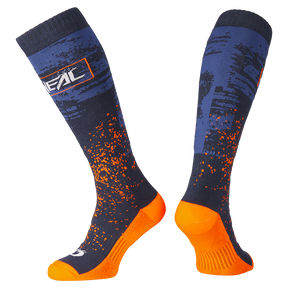 Calcetines O'NEAL Pro MX PAINT azul/naranja