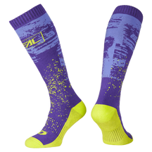 Calcetines O'NEAL Pro MX PAINT morado/amarillo neón